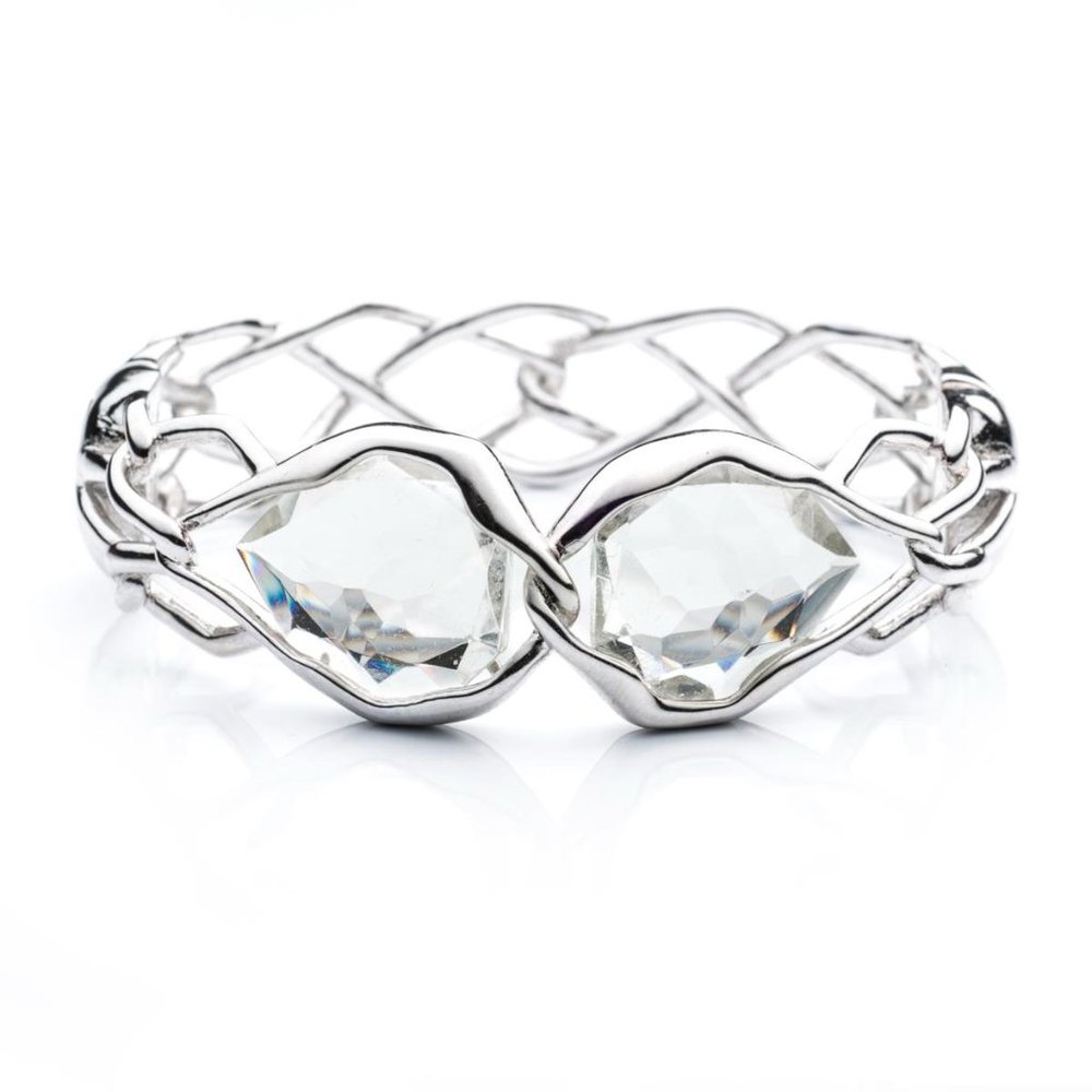 Vintage Barbed Hinged Bracelet